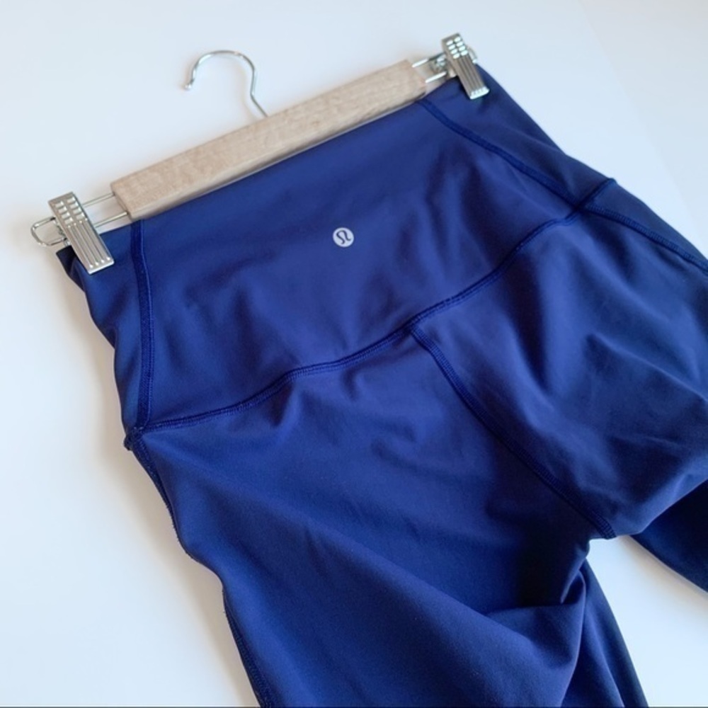LULULEMON Minimalist Crop Hero Blue Size 8 - Picture 11 of 16